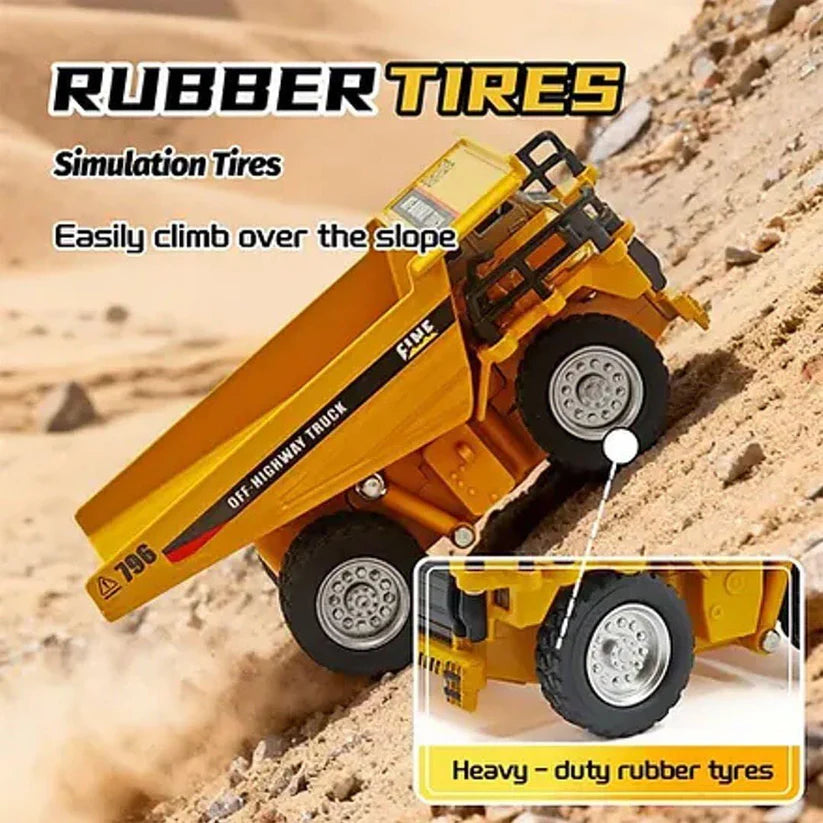 TRASPED HG4-414 1:64 Mini RC Alloy Dump Truck